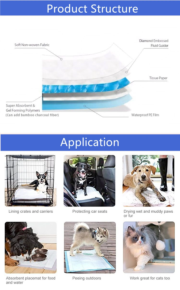 Hot Selling High Quality 60X90cm Disposable Waterproof Leak Guard Super Absorbent Puppy Dog Pet Training Pads
